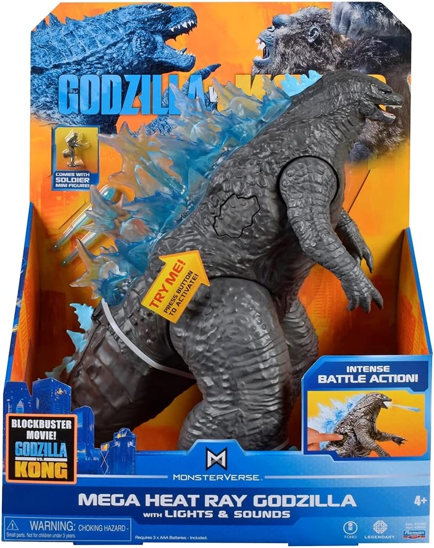 Godzilla VS Kong Playmates 13" Light & Sound Action Figure