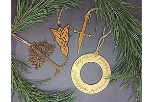 Fantasy The Lord of theRings Inspired Christmas Ornament