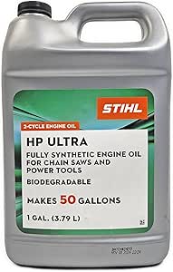 HP Ultra Synthetic 2-Cycle Engine Oil - 2.6 Oz Mix Bottles (Box Of 48), 50:1 Ratio, For Stihl, Husqvarna, Echo Equipment