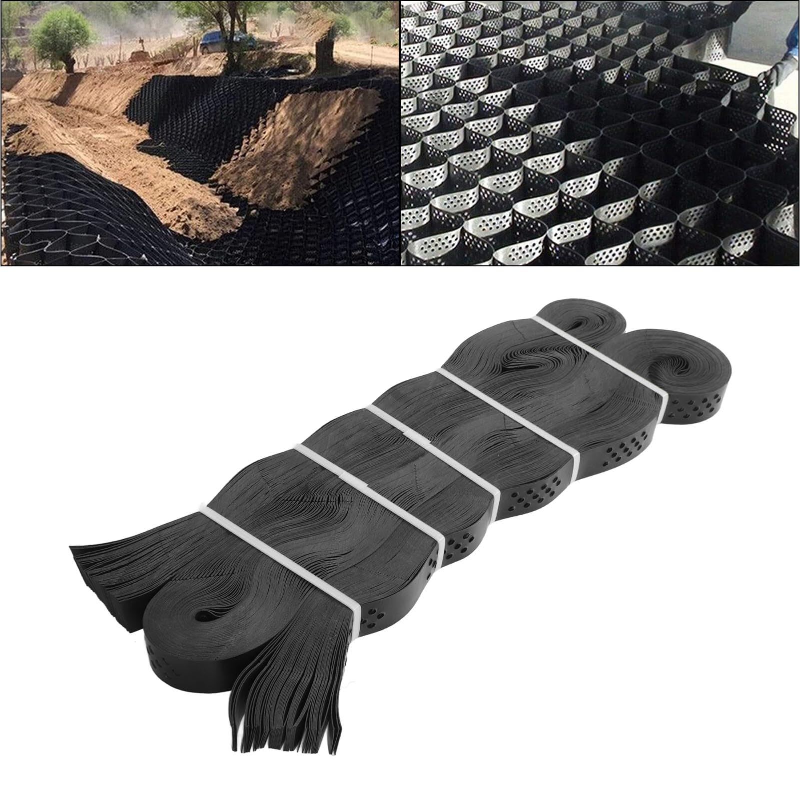 Grid de Estabilización de Geocelles Plegable de Grava 9x17 Ft HDPE HDPE para Estacionamiento de Entrada de Jardín