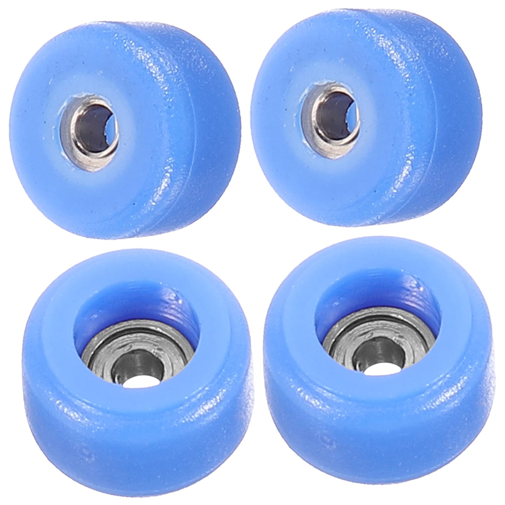 CORHAD Upgrade Finger Skate Board Wheel 4pcs Finger Skate Roller Stainless Steel Plastic Boys and Girls Sports Toy