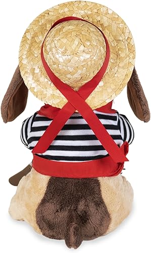 Miniatura 4 de Cuddle Barn - Gondolomio | Romántico peluche italiano animado cachorro perro juguete bailando y cantando canción Ole Sole Mio regalo de San