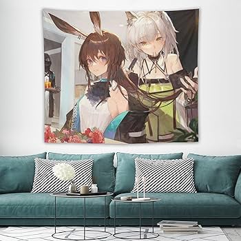 Amazon.co.jp: アークナイツ アーミヤ タペストリー 壁掛け 多機能