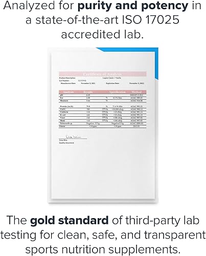 Vista 6 de LEGION Proteína en polvo de caseína (fresa) - Polvo de proteína micelar de liberación lenta - Polvo de caseína sin OMG, sin gluten y naturalmente