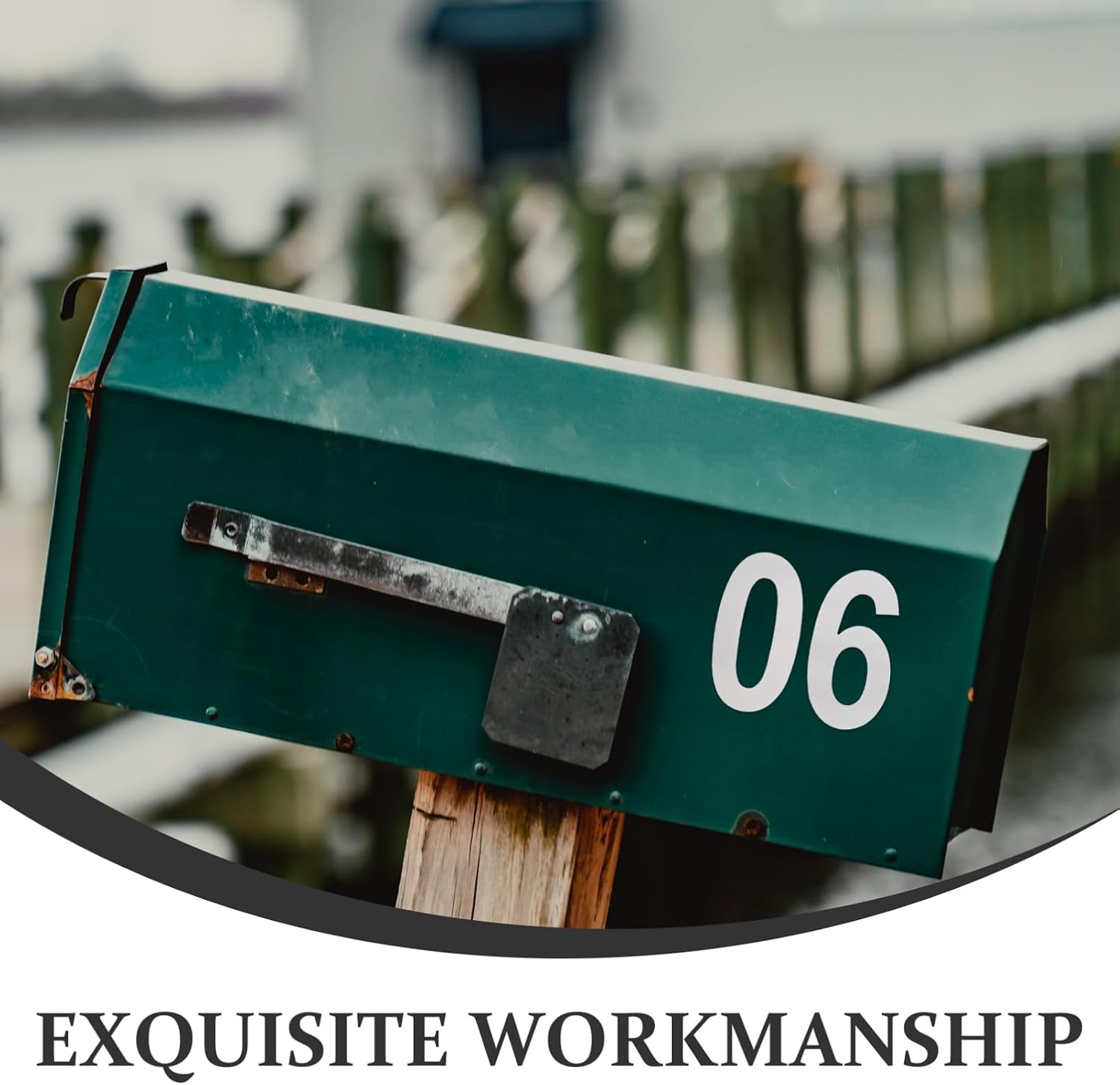 2sets Reflective Mailbox Numbers Adhesive Stickers Large Numbers for Mailbox Letters Stickers