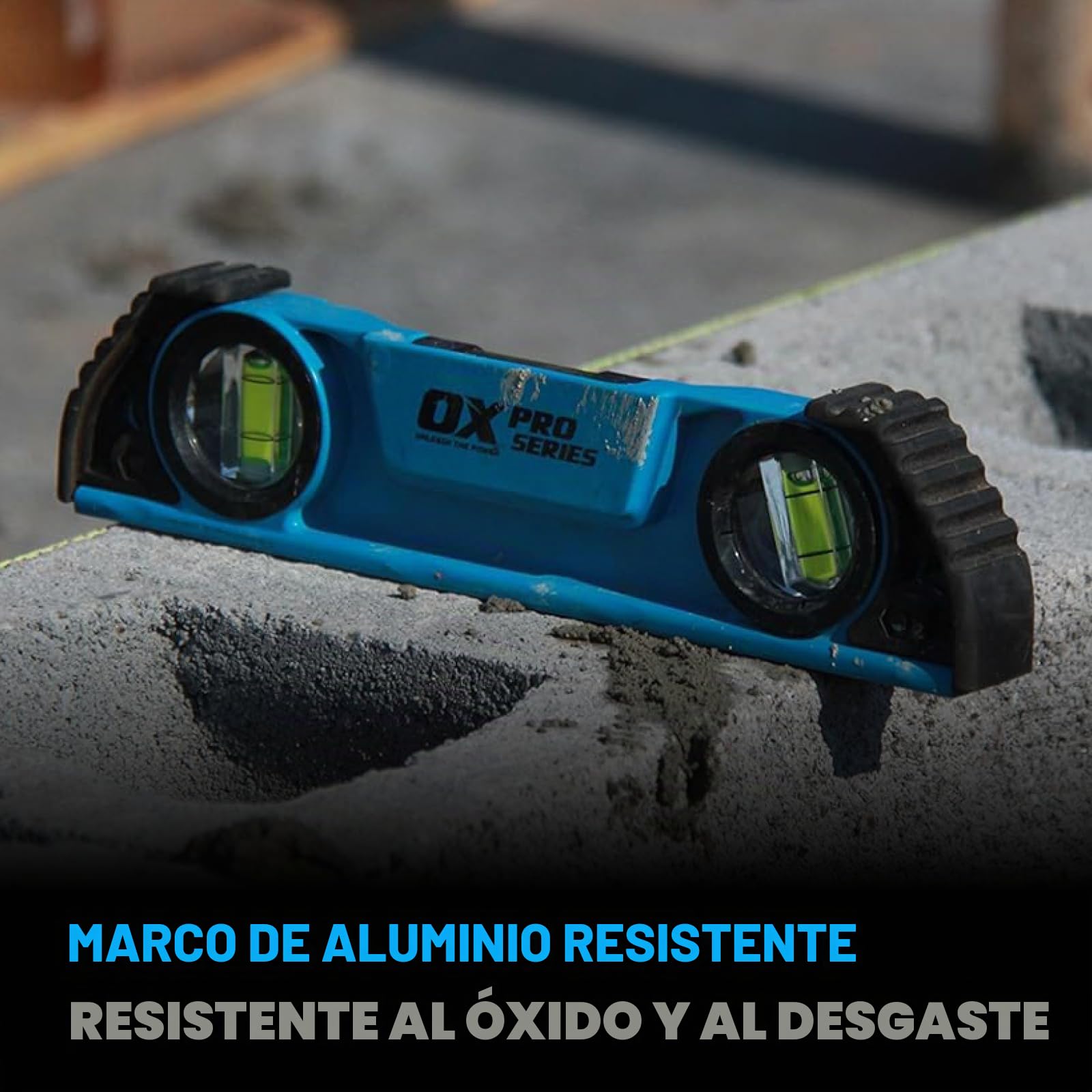 OX Pro Difícil Torpedo Nivel Burbuja 250mm