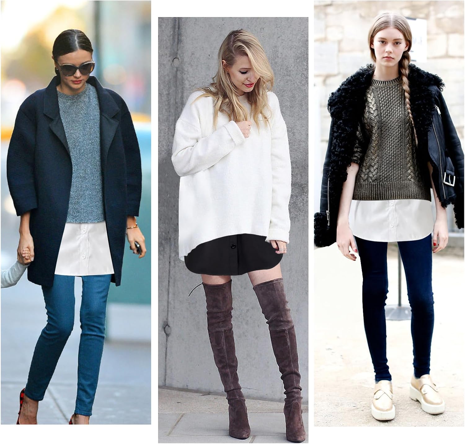 GoPaw 2 Pack Mini Skirt Shirt Extenders,Half Length Splitting Mini Skirt,Layered Fake Top Lower Sweep Shirt,Splitting Versatile Mini Skirt for Ladies 3 71SNu1lvy7L. AC SL1500