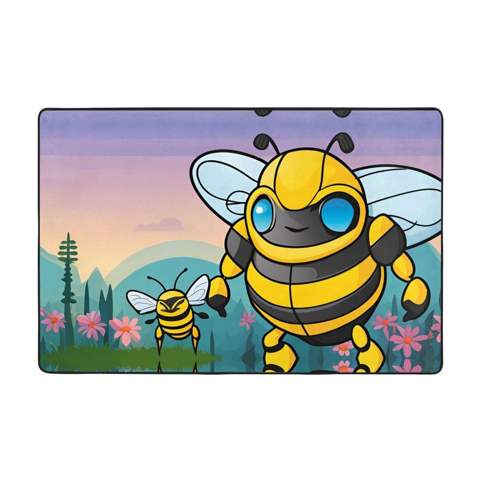 Tapete de franela absorbente de agua HYTTER alfombra suave de 36x24"