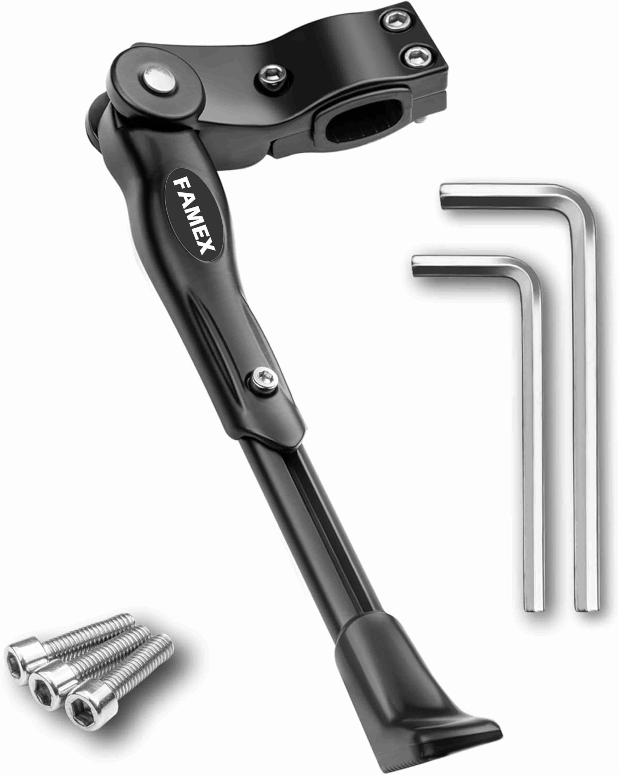 Bike Kickstand, Adjustable, 24-29 Inches, Universal Stand Support for Mountain Bike and Road Bike