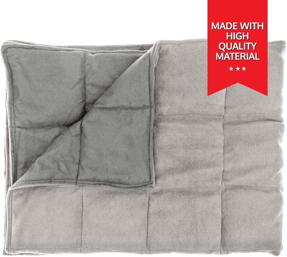 Premium Weighted Blanket by InYard - 15lbs - Multi Gray
