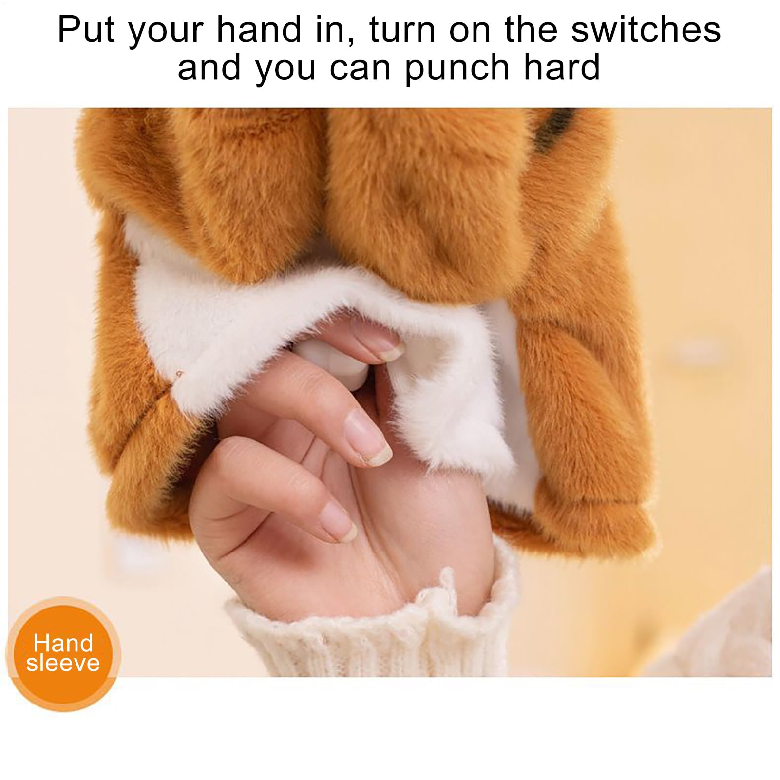 Títeres De Mano - Muñeco De Peluche Parlante para Cuentos - Títere Interactivo Boxeo con Brazo Retráctil para Niños 3+ Años Fiestas Colegio Cuentos Relleno Huevitos Pascua