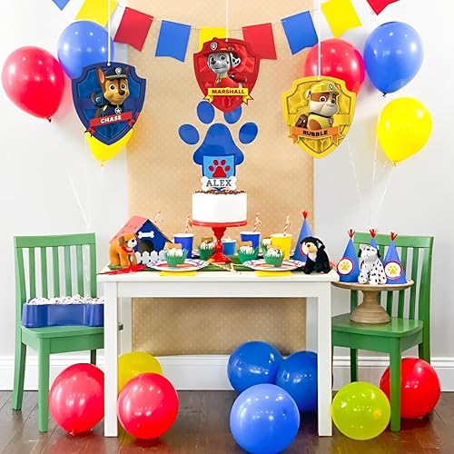 Miniatura 4 de Adorables decoraciones de panal de la Patrulla Canina, 6.7 pulgadas (paquete de 3), suministros de fiesta perfectos para la celebración de tus