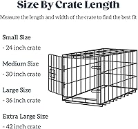 Vista 7 de Cama ortopédica para perros – Casa para perros interior con espuma para huevos – Cama de tienda con forro impermeable y parte inferior