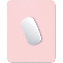 Hsurbtra Mouse Pad, Premium-Textured Square Mousepad 7 x 9 Inch, Thick 3 mm Anti-Slip Waterproof Rubber Pretty Cute Computer Mat for Office Gaming Laptop Women Kids Pink