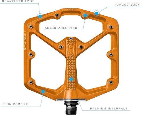 Miniatura 3 de Crankbrothers Stamp Flat BMXMTB Bike Pedal - Platform Bicycle Pedal, Minimal Profile, Adjustable Grip