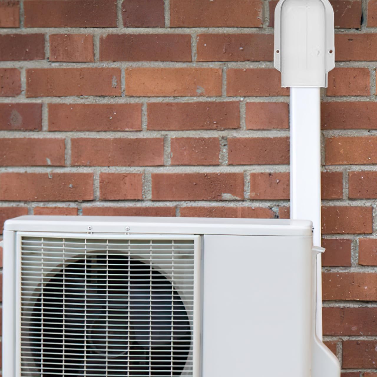 Wandanschlußstück Klimaanlagenrohrabdeckung Abdeckung Für Klimaanlagen Rohrnuten Für Klimaanlagenkanäle Dekorative Pvc Leitungsabdeckung Abdeckung Für Klimaanlagen