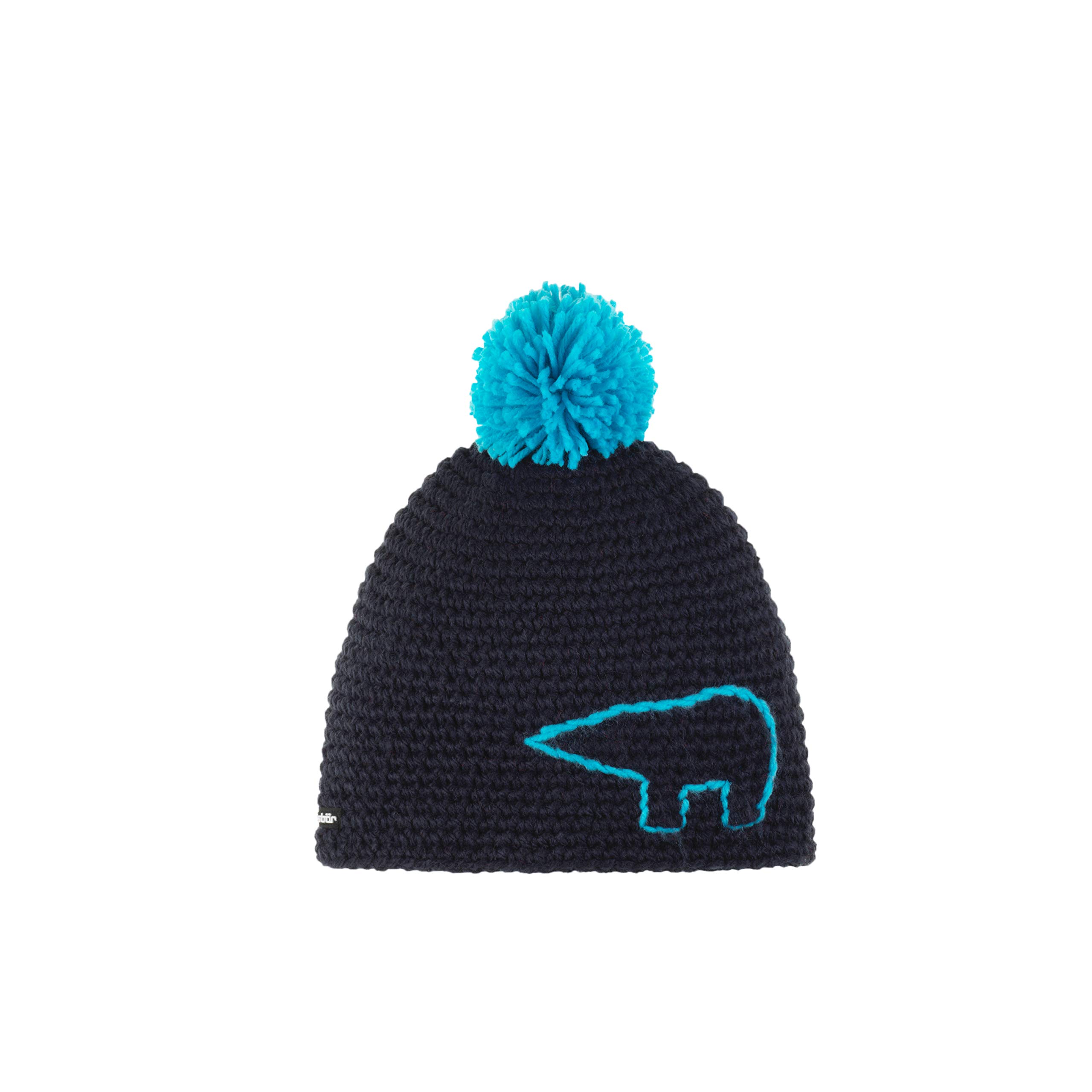 Bonnet Eisbär Jay Pompon mixte tricot hiver chaud pour ski - 2