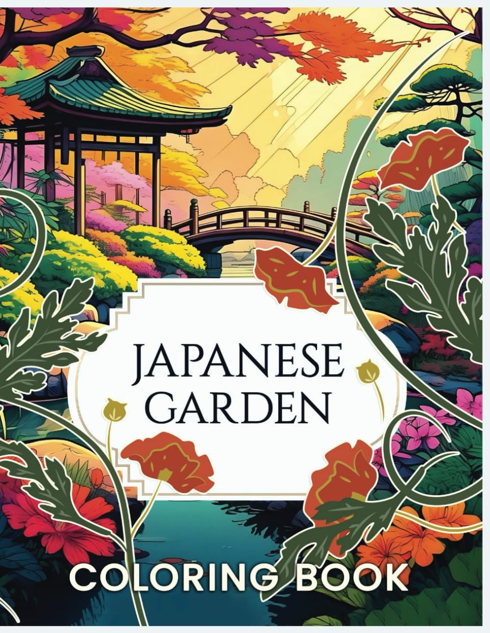 Japanese Garden: Coloring Book