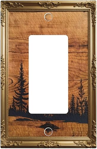 Vista 186 de Decorativo Arte Interruptor de Luz Cubiertas de Pintura al óleo Estilo Flores Placa de Pared de Interruptor de Interruptor Decorativo Placa