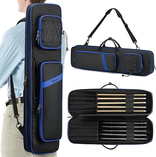 BOSSTIN Estuche para taco de billar, 3 x 4 5 x 5 pulgadas, accesorios para taco de billar, funda acolchada suave