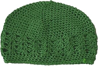 MM Kufi Hat Crochet Cap Beanie Kelly Green