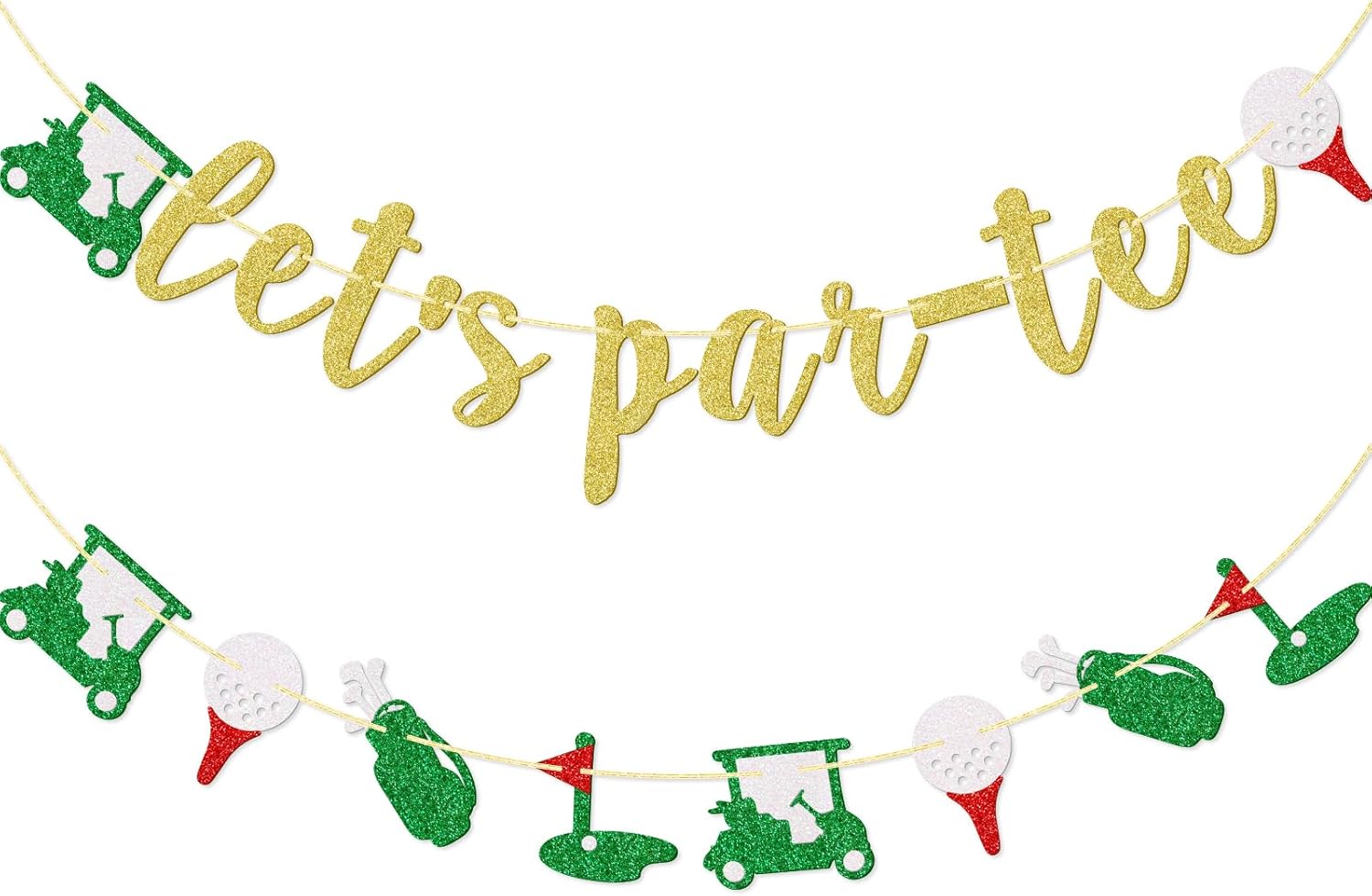 Let's ParTee Banner, Golf Themed Birthday Banner