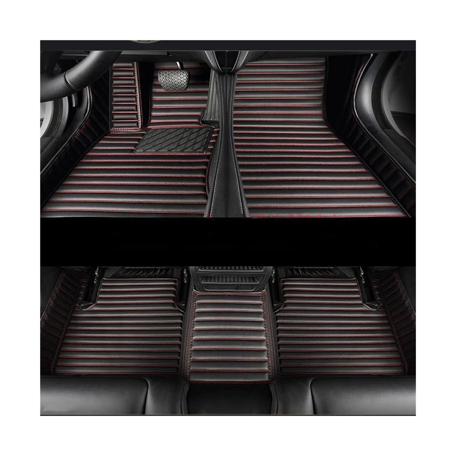 Tapis de sol voiture en cuir PU pour Audi A6 Avant Allroad luxe