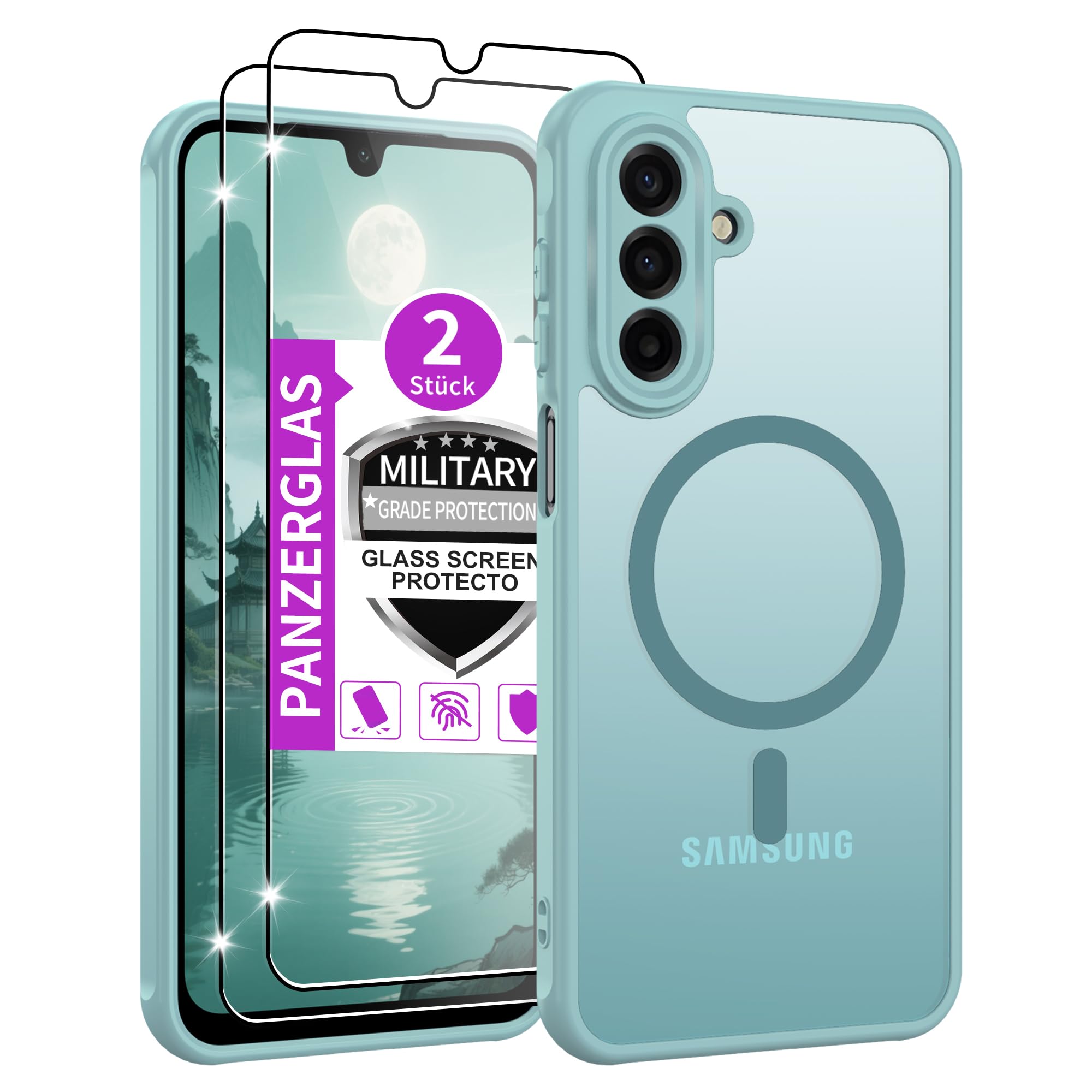 Jshru für Samsung Galaxy A15/A16/A56 5G/A17 /A26/A36/A37/A57 Hülle