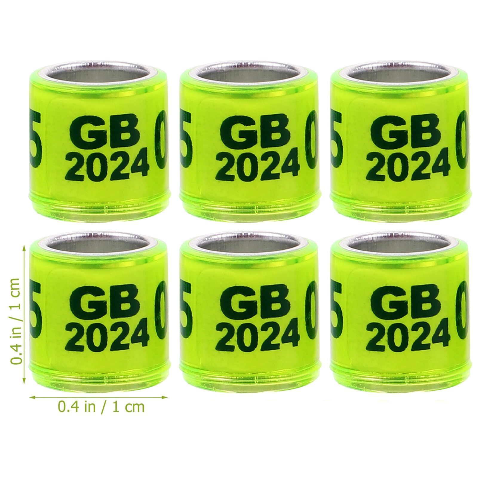 Abaodam 100pcs Pigeon Leg Bands Racing Pigeon Identification Rings Lightweight Markers for Poultry Management and Easy Distinction Sturdy Design