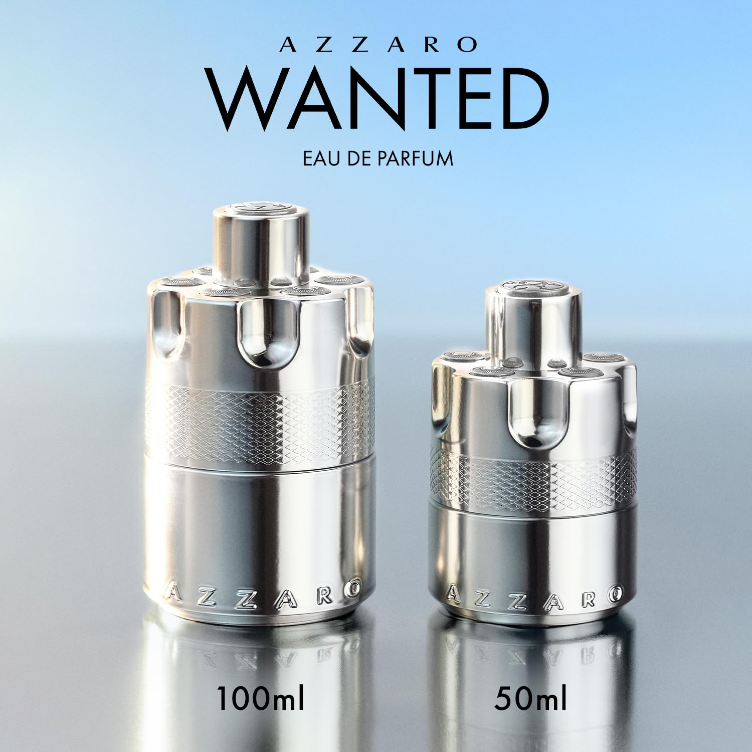 AZZARO Wanted - Eau De Parfum Homme - Boisé Aromatique Épicé - Baies de Genévrier, Vétiver & Cœur de Sauge - Tenue Longue Durée - Spray Vaporisateur