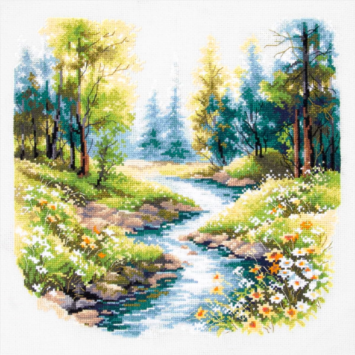 Magic Needle counted cross stitch kit ""Sounds of Nature"", 26x26cm