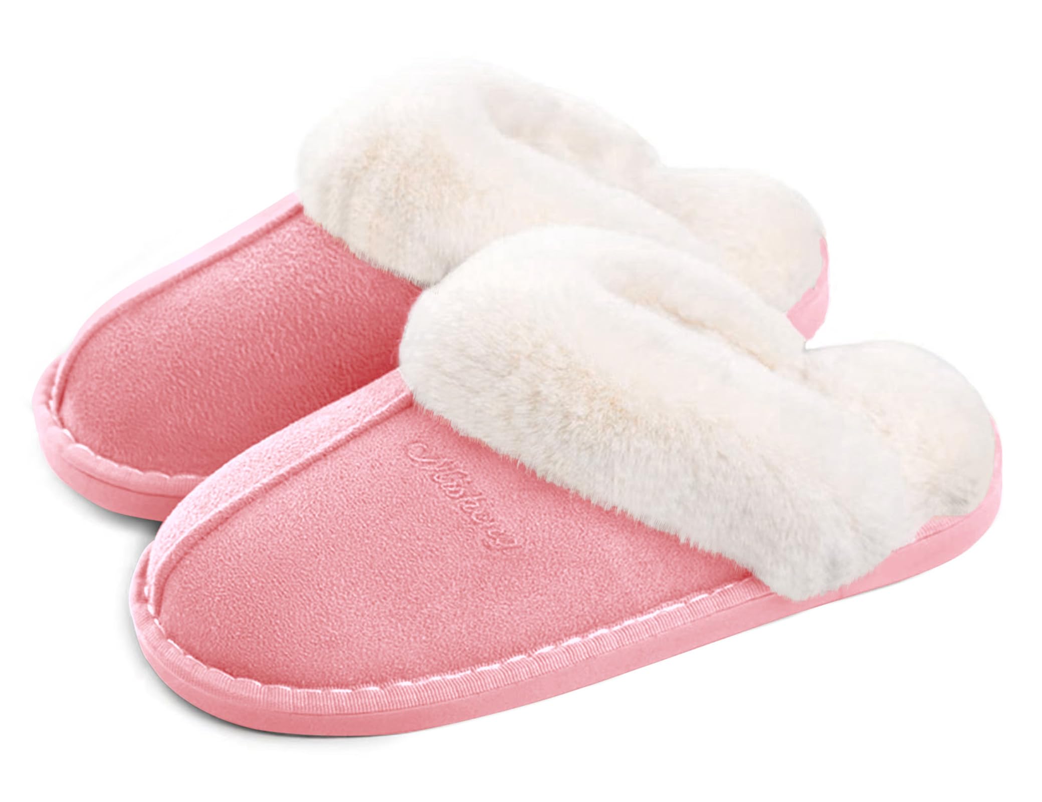 Coswind Hausschuhe Damen Herren Winter Warme Synthetik Lammfell Kunstfell Plüsch Flauschige Fell Weiche Rutschfeste Pantoletten Indoor Outdoor
