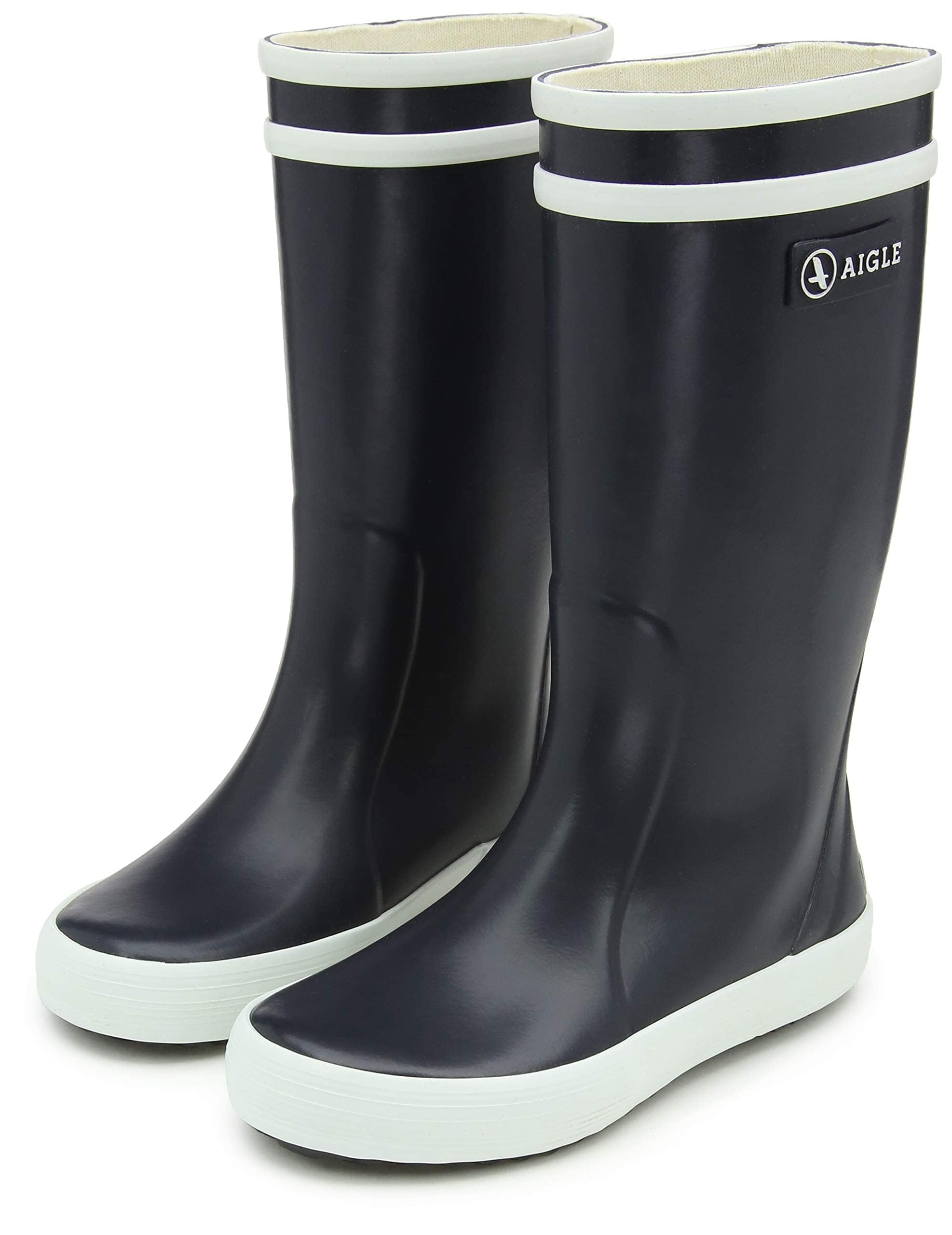 Aigle LOLLY POP 2 Bottes imperméables pour Enfant | En caoutchouc souple et naturel, doublure résistante | Bande réfléchissante sur le talon |Semelle adhérente