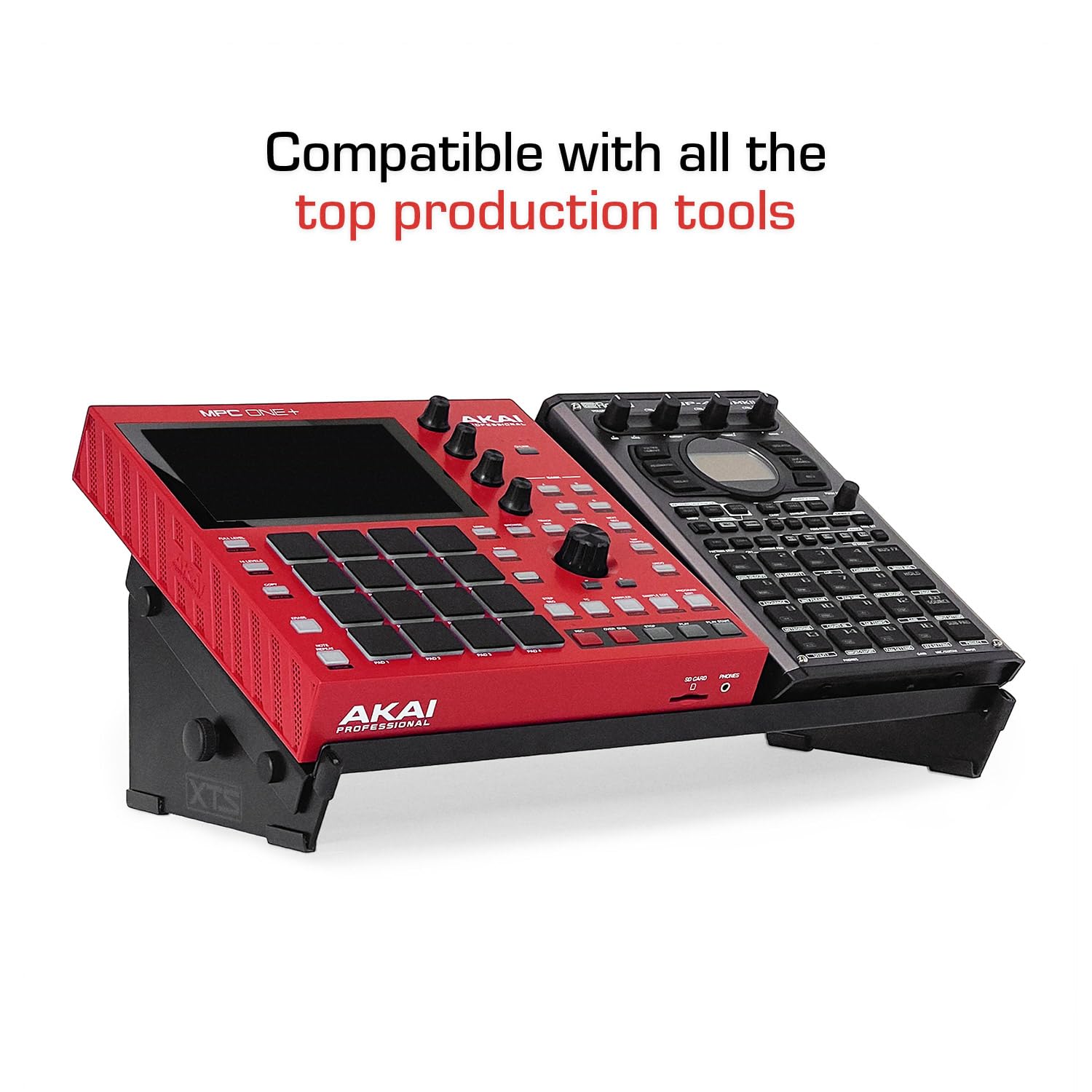 XTS Flex Tray 17.7 inch, für XTS Stand Large (stabile Ablage-Erweiterung, Desktop-Ständer, zur Aufbewahrung von 2-3 Pedals, Synthesizern und Effektgeräten, Breite: 44,96 cm)