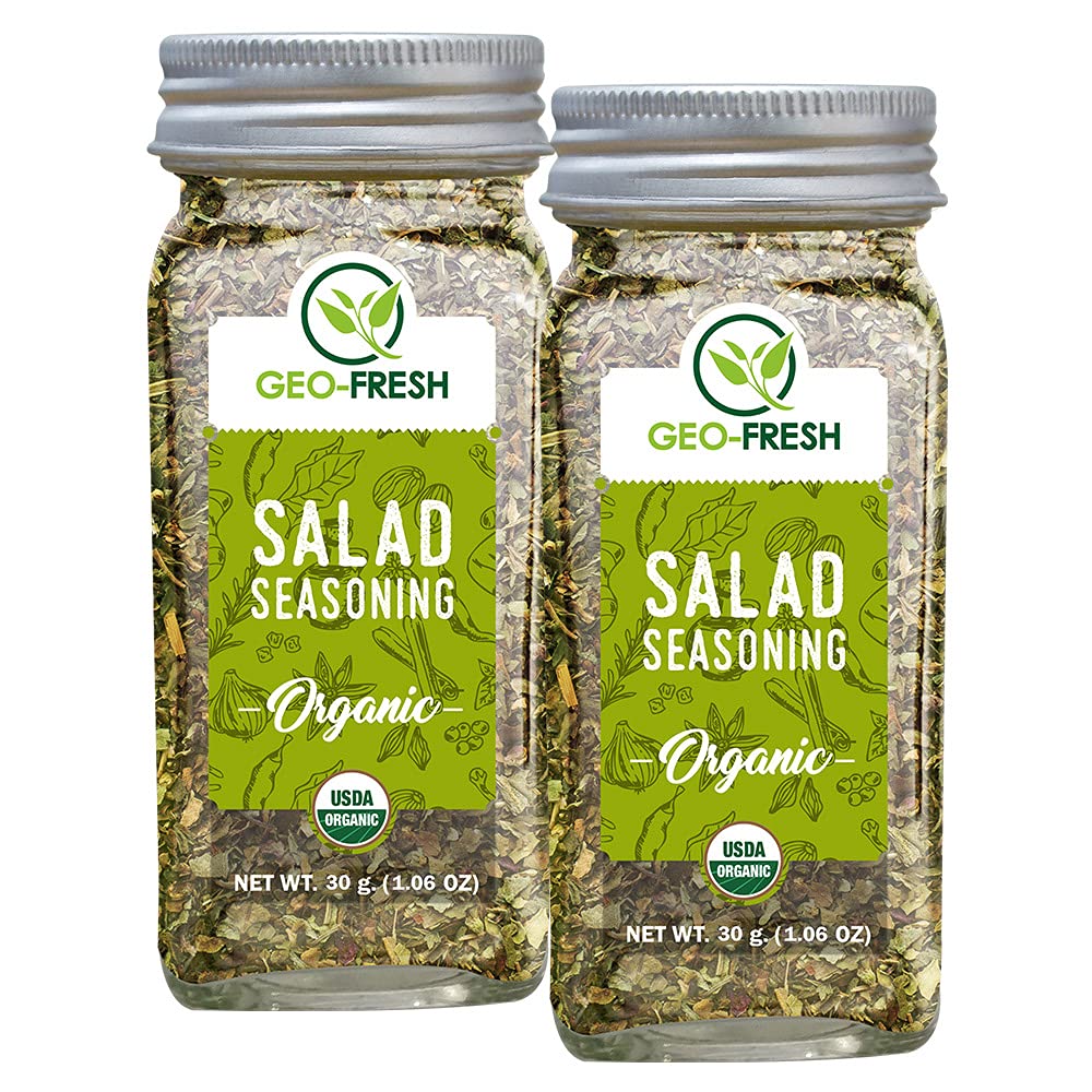 See full amazon price history chart for Geo-Fresh Organic Salad Seasoning 30g(Pack of 2) | All Organic Ingredients | Vegan - Gluten Free Geo-Fresh Organic Salad Seasoning 30g(Pack of 2) | All Organic Ingredients | Vegan - Gluten Free (B097D69Z7T) Amazon Price History, Amazon Price Tracker