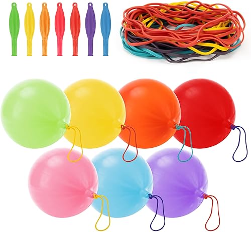 MAQIHAN 36 globos perforadores para niños, globos de látex de 16 pulgadas de colores surtidos con mango de banda de goma, recuerdos de fiesta de MAQIHAN 36 globos perforadores para niños, globos de látex de 16 pulgadas de colores surtidos con mango de banda de goma, recuerdos de fiesta de