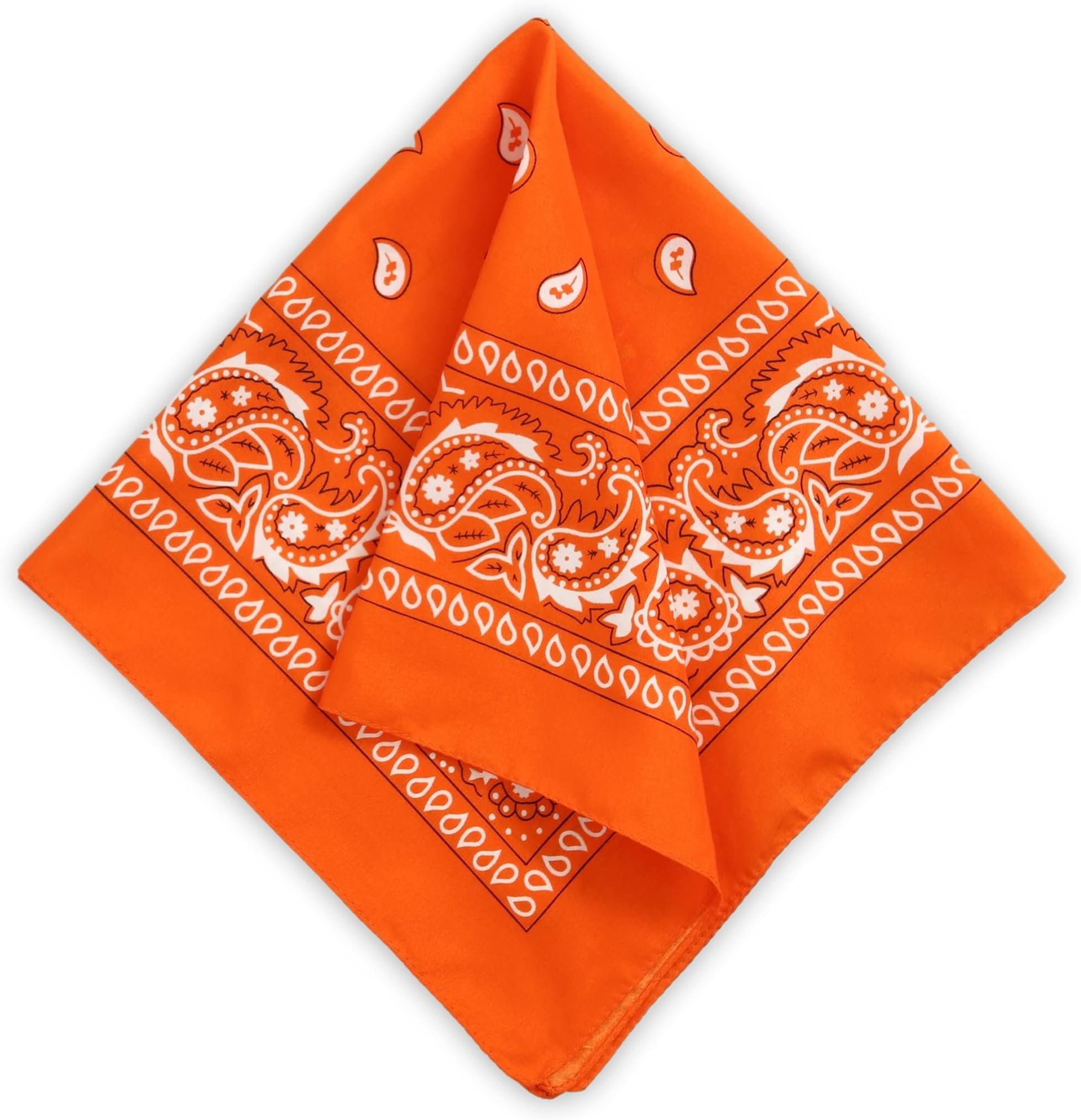 Large Bandana Handkerchief - Head Bandannas for Men & Women - Cowboy Bandana Packs - Paisley Bandana Set