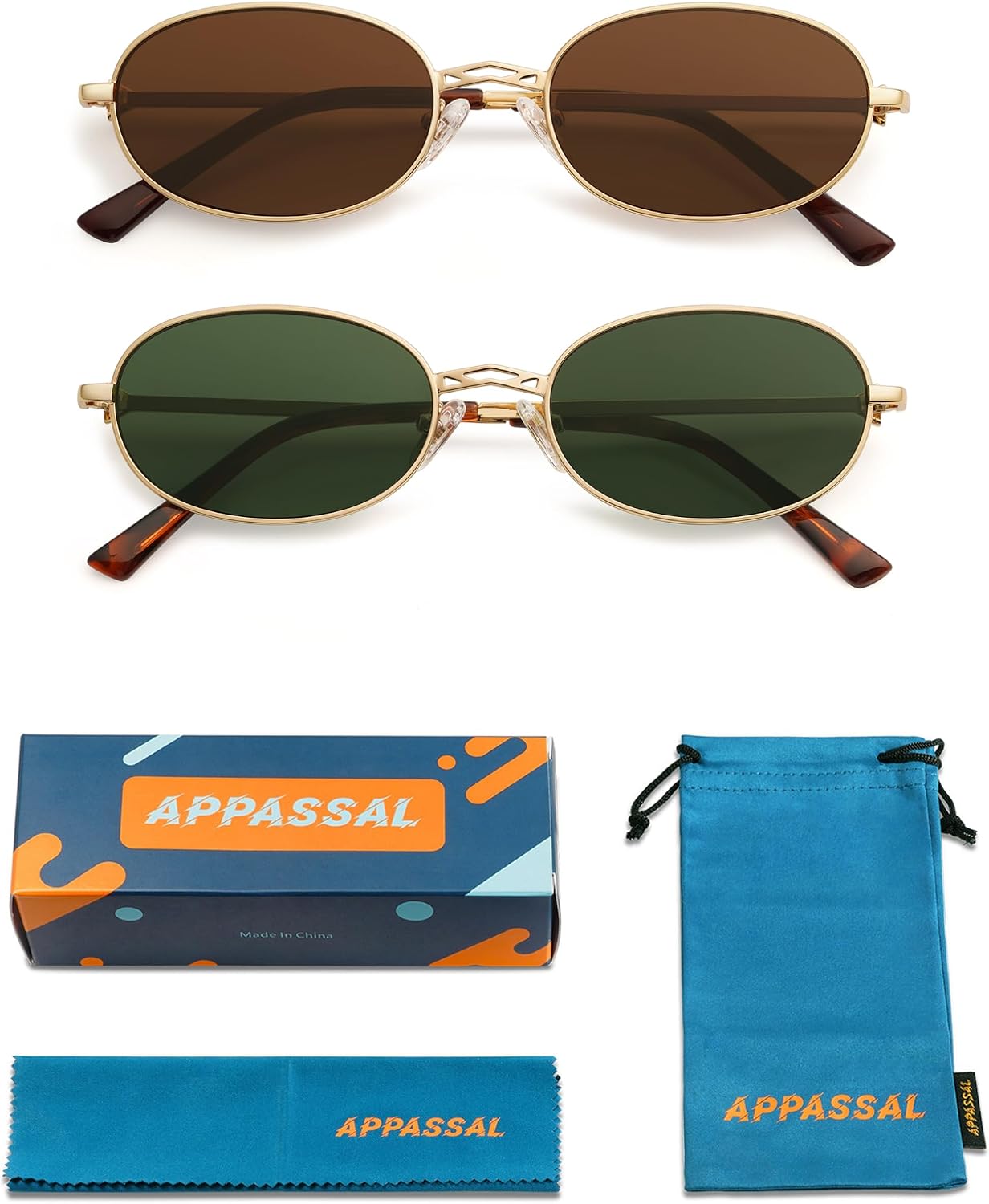 Appassal Retro Oval Sunglasses Women AP3662 image 5