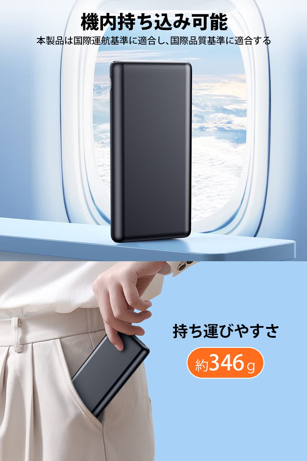 Amazon | 【32000mAh大容量&2023新登場·超薄型】モバイルバッテリー 大