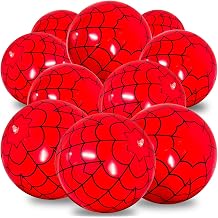 OU RUI Spider Web Beach Ball for Kids Spider Birthday Party Decor Balloon