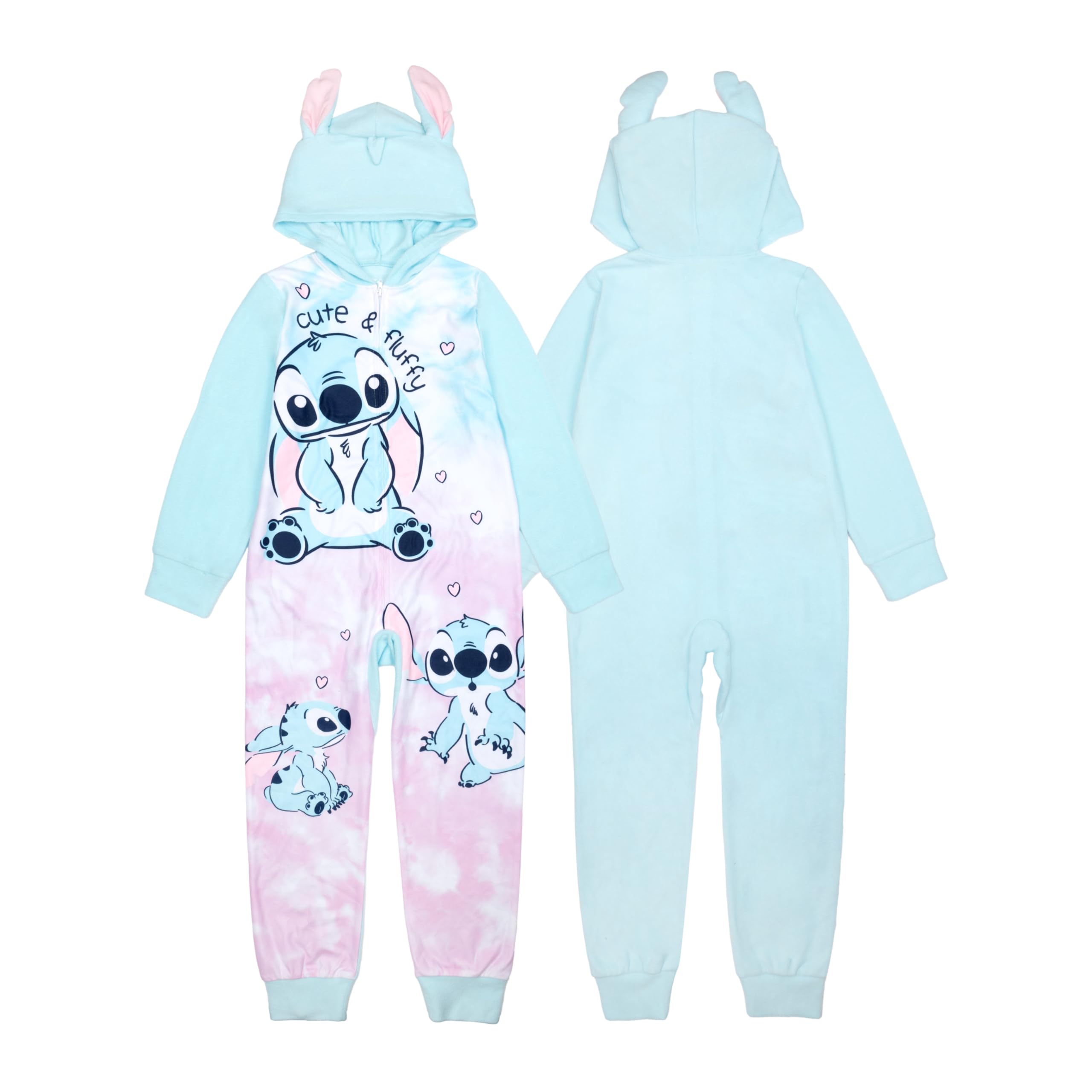 Disney Koc z kapturem unisex, wygodna piżama, miękki zestaw dla dzieci, uroczy i puszysty 2, 8