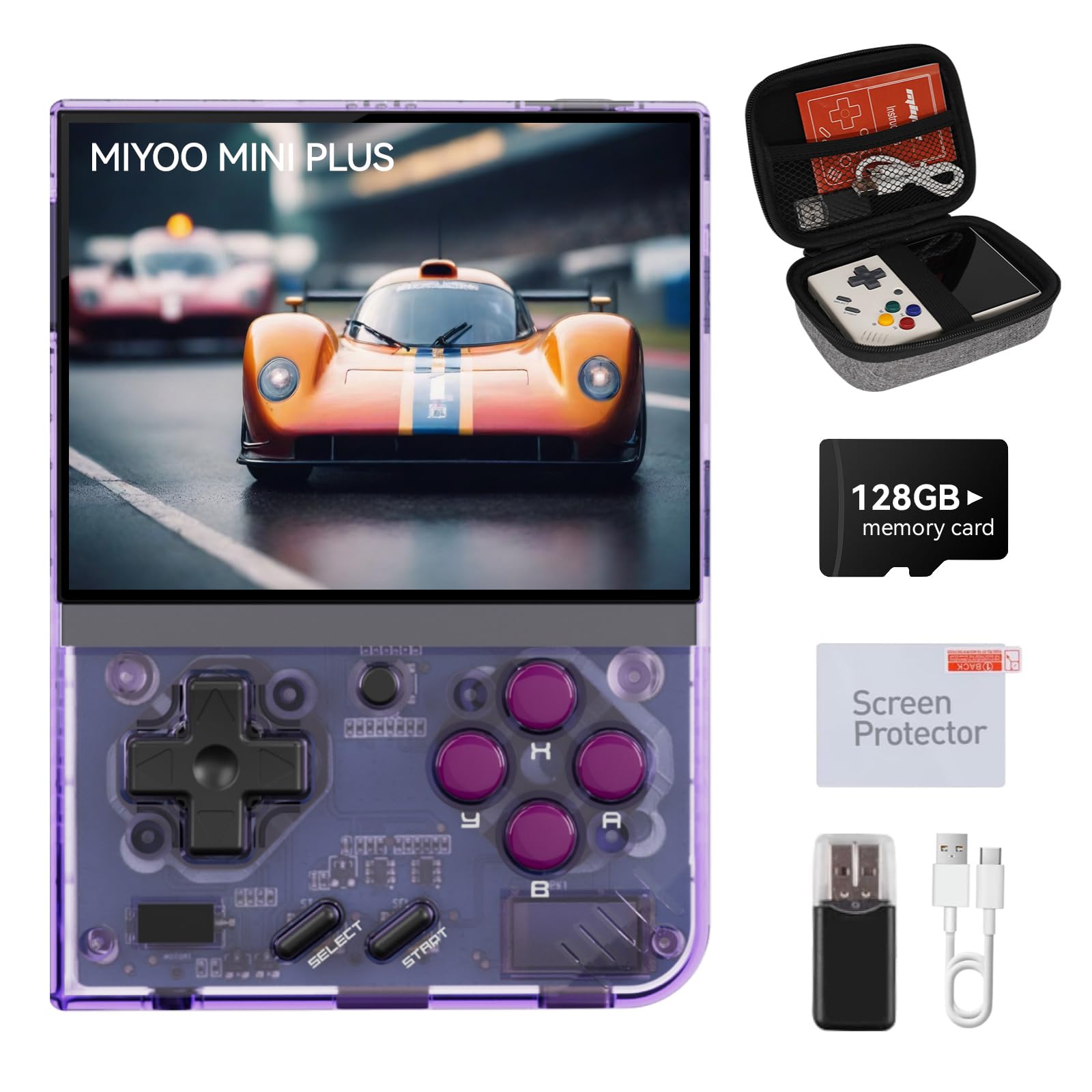 ミヨー ミニ v2 Miyoo Mini v2/Plus Handheld Game Console, Handheld Games - Amazon