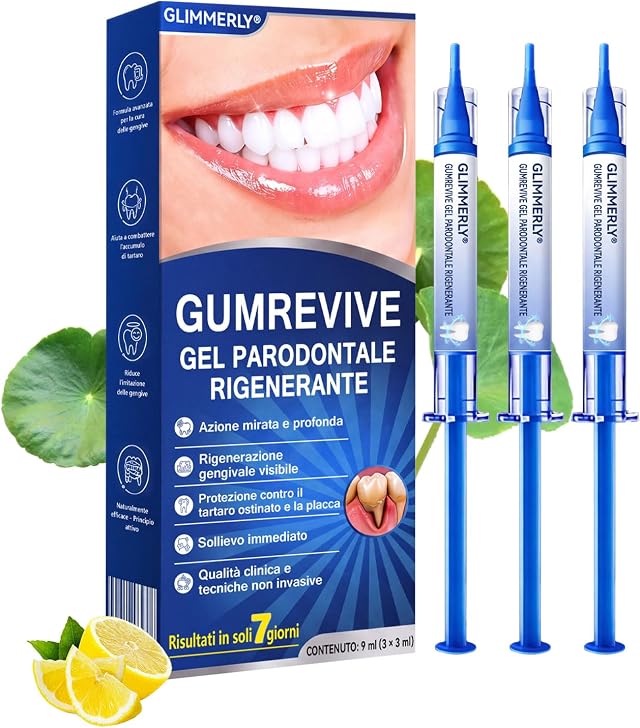 Glimmerly Gumrevive Gel Parodontale Rigenerante - 3 X 3 Ml/Confezione