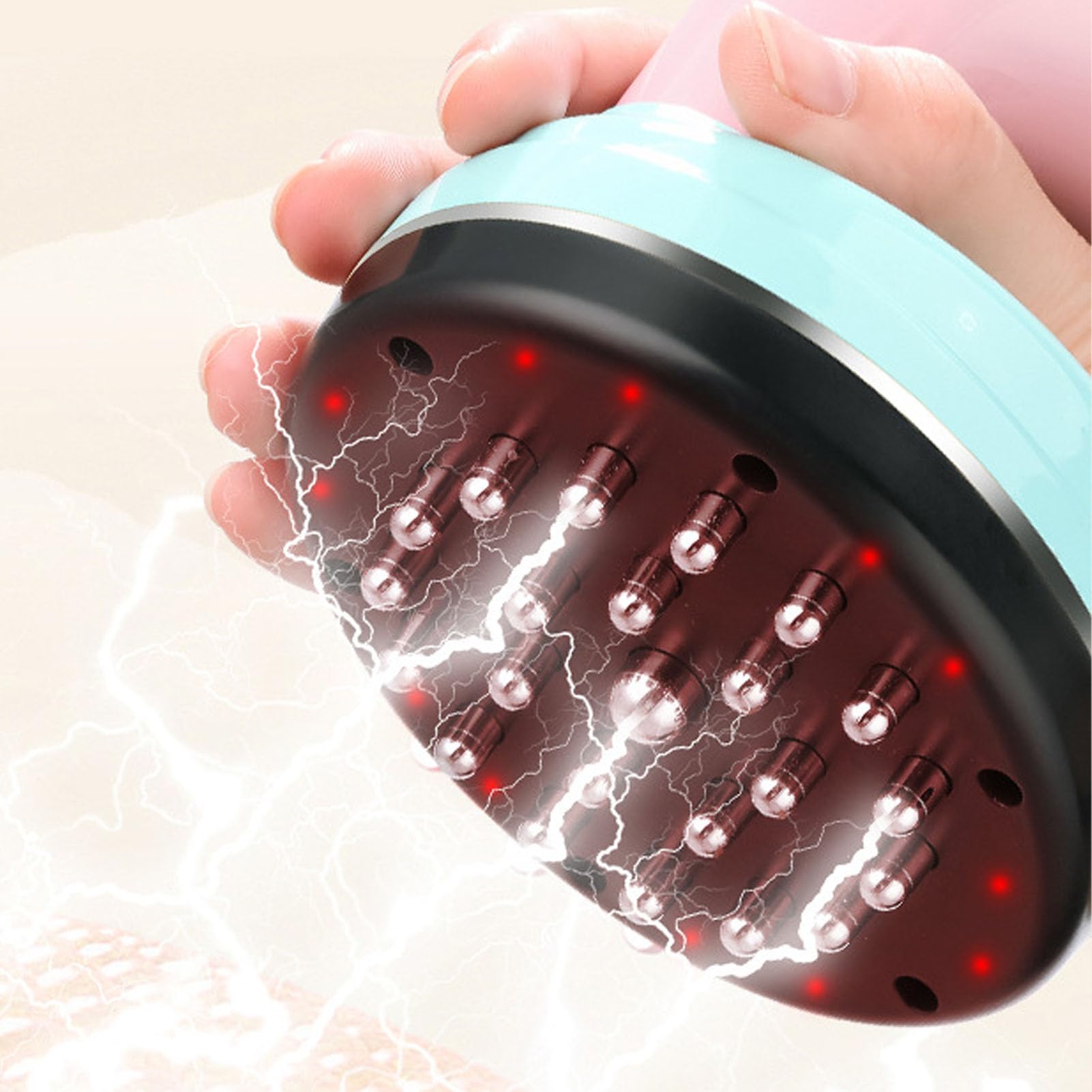 Masajeador Eléctrico Gua Sha, masajeador de celulitis por infrarrojos, Máquina de raspado eléctrico calefacción por vibración Reduce la fatiga cepillo de masaje de dragado de meridianos de la piel
