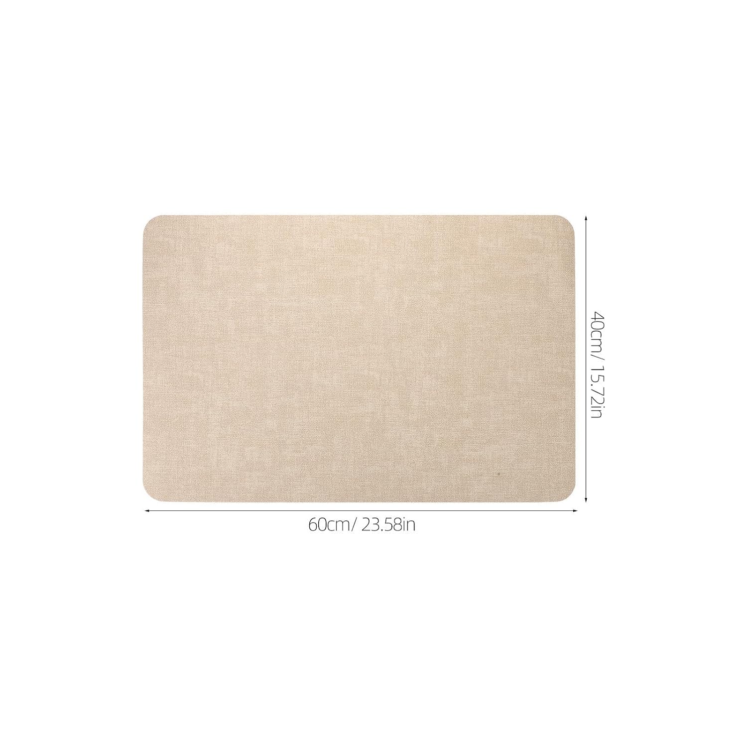 Toddmomy Foldable Large Nail Art Table Mat 24x16" Pu Leather Manicure Pad for Nail Tech Essentials with Non-slip Waterproof Surface and Scratch Resistant Design, Easy to Clean Salon Desk