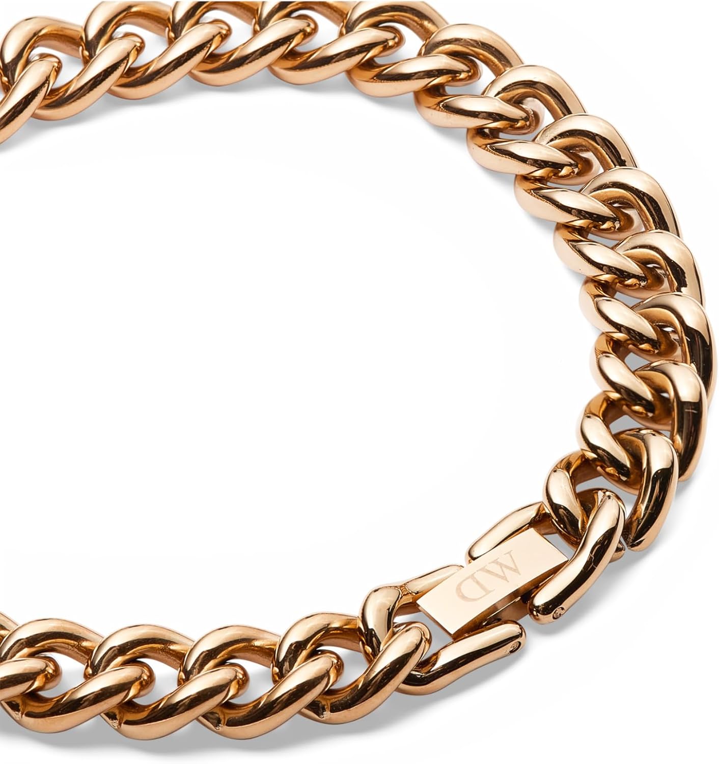 Daniel Wellington Chunky Chain bracelet 155-185 Stainless Steel With Pvd Plated Rose Gold Rose Gold