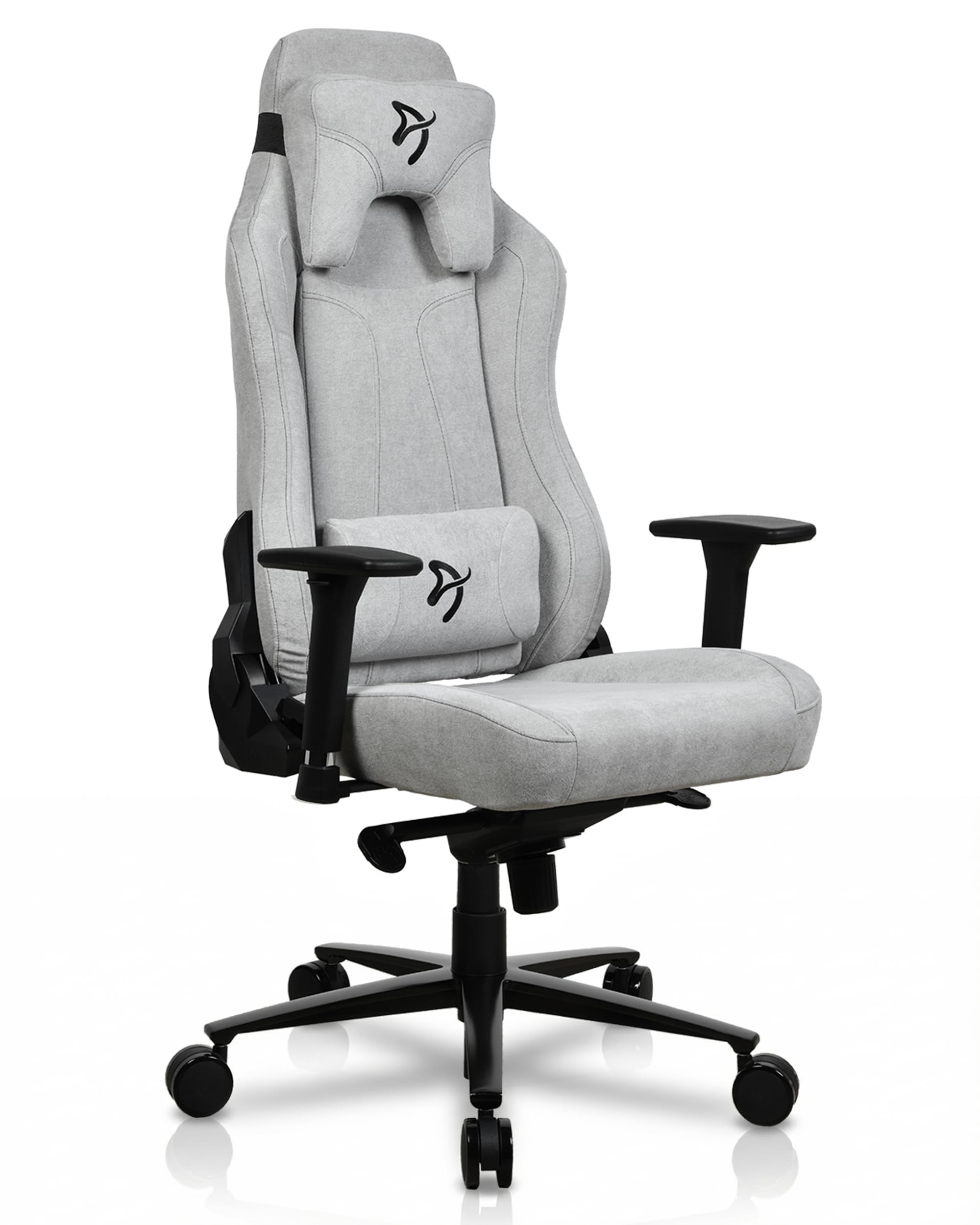 ゲーミングチェアarozzi verona pro グレー Amazon.com: Arozzi Vernazza Gaming Chair Soft Fabric Light Grey