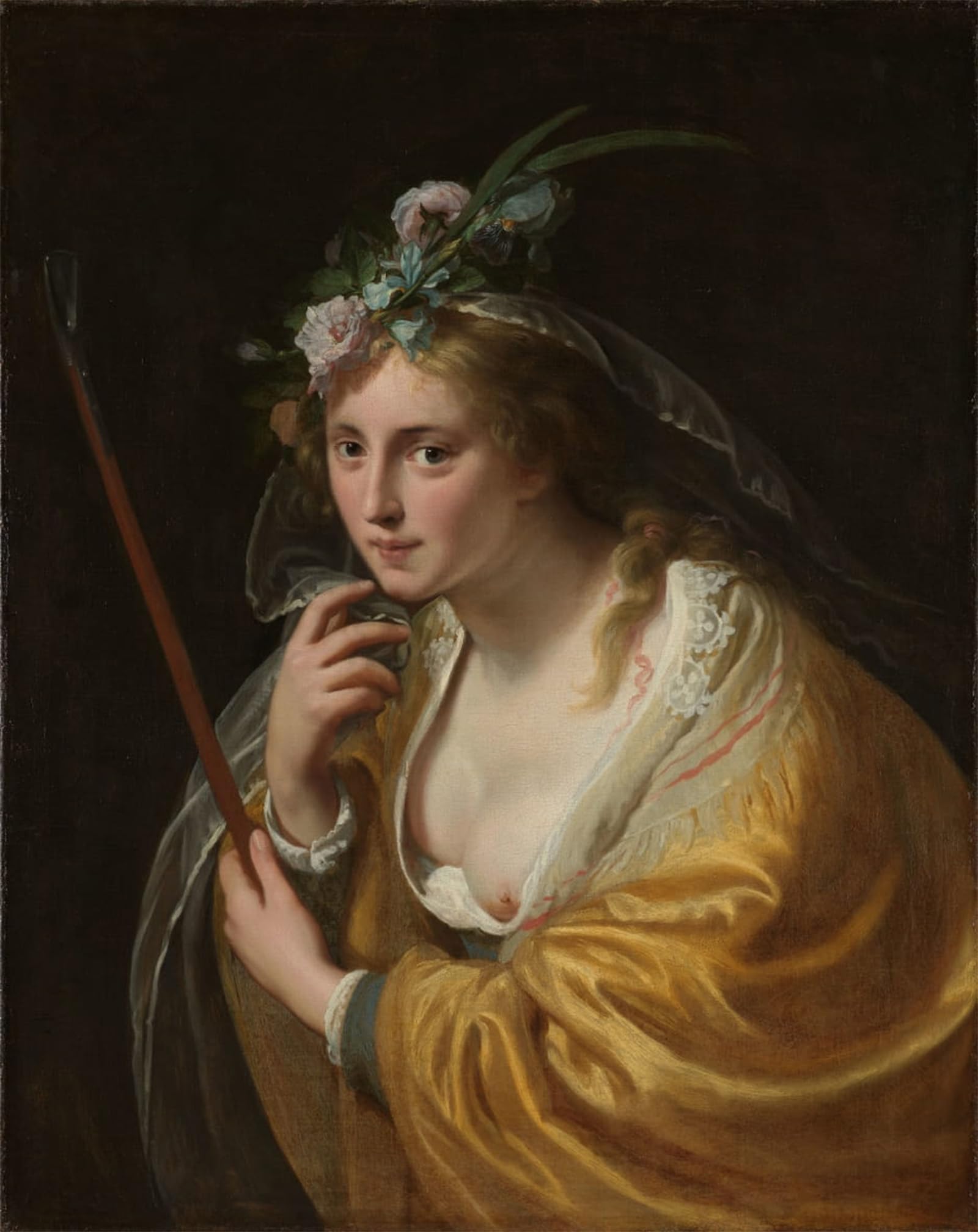 ARTXLXXBN Famous Painting Canvas Artwork Graffiti Print Famous painting by Paulus Moreelse Portrait Canvas Image for Home Decor 60x90cm