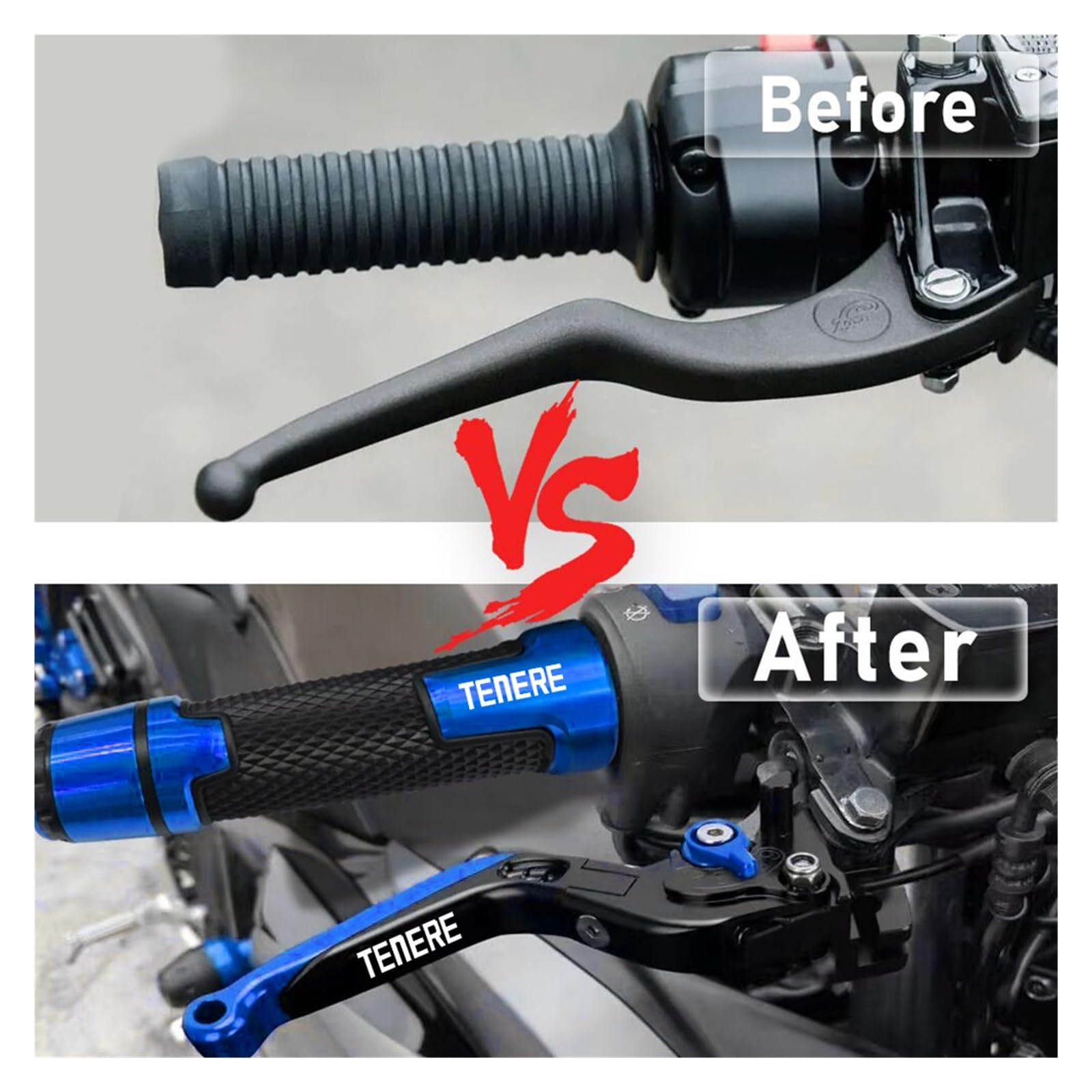 Remkoppelingshendel Motorfiets Rem Koppeling Hevels Uitschuifbare Vouwen Verstelbare Voor Y&amaha Voor Tenere 700 2019 2020 2021 Motorfiets Accessoires Koppelingsremhendel (Kleur : 1