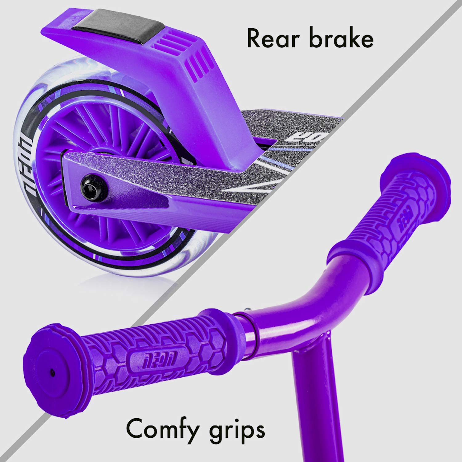 Amazon.com : Neon Vector Scooters Spin ME 5-9 Years 132 LBS Purple